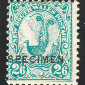 NSW SG326 2/6 Green Specimen Cat £80