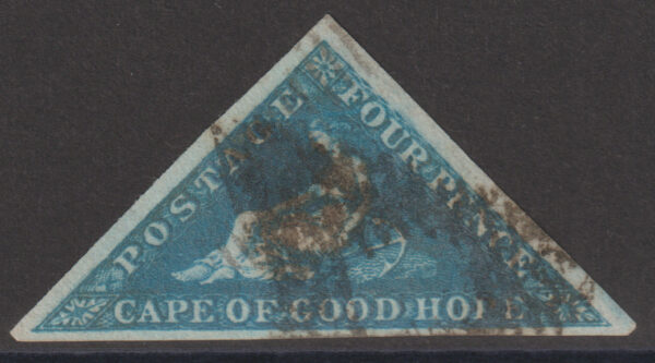 Cape of Good Hope SG4a 2d Blue GU Cat £225