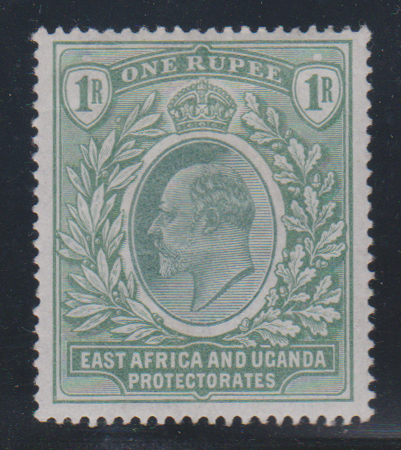 East Africa & Uganda 1903 SG9 1r Green Mint Cat £35