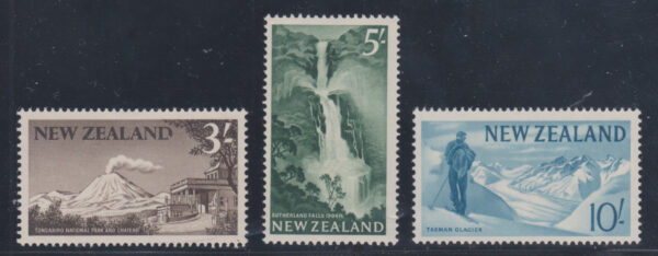 New Zealand 1960 QEII SG799-801 3/- 5/- & 10/- mint