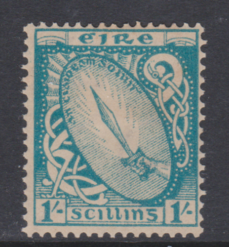 Ireland 1940 SG122 1/- Light Blue Mint Cat £70