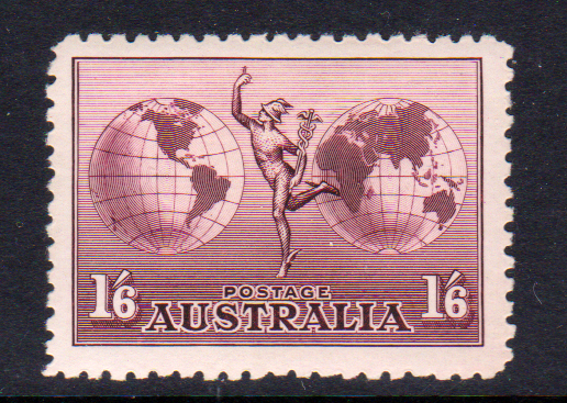 Australia 1934 SG153 1/6 Dull Purple Mint Cat £45