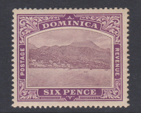 Dominica 1921 SG67 6d Purple NHM