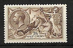 GB 1918-9 GV SG415a 2/6 Pale Brown NHM Cat £340