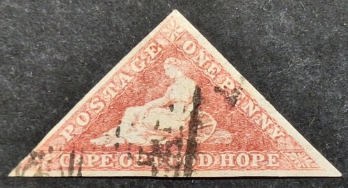 Cape of Good Hope SG5a 1d Rose FU Cat £300 (Copy)