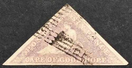 Cape of Good Hope SG7 6d Pale Rose Lilac FU Cat £350 (4)