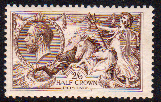 GB 1918-9 GV SG415a 2/6 Pale Brown Mint Cat £175