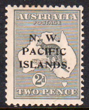 North West Pacific Islands 1918-22 SG106 2d Grey Die II Mint