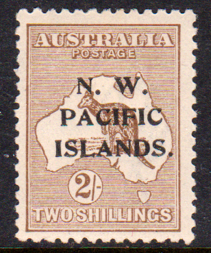 North West Pacific Islands 1918-22 SG115 2/- Brown Die II Mint
