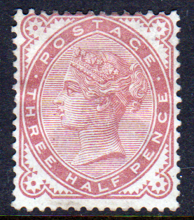 GB QV SG167 1 1/2d Venetian-Red Mint Cat £250