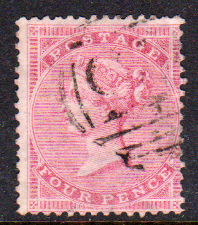 GB QV SG66a 4d Rose FU Cat £150