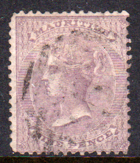 Mauritius 1860-3 SG51 9d Dull Purple Fine Used