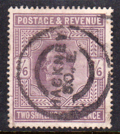 GB EDVII SG 260 2/6d Lilac good Used Cat £150