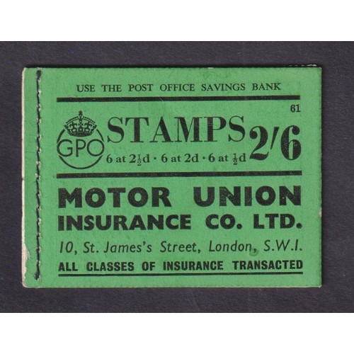 GB GVI SGBD15 1940 2/6 Booklet Unexploded Edition 61