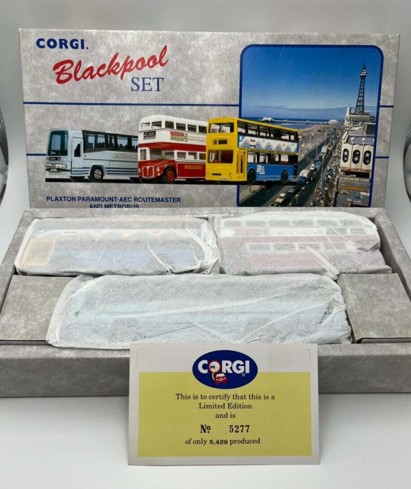 Corgi 97064 Blackpool Set  Die Cast Model Set 1993  In their original packaging